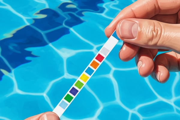 test pool water